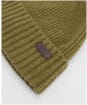Men's Barbour Carlton Beanie Hat - Light Moss