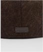 Men's Barbour Deveron Tweed Flat Cap - Coffee