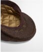 Men's Barbour Deveron Tweed Flat Cap - Coffee
