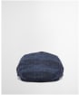 Men's Barbour Deveron Tweed Flat Cap - Navy