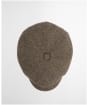 Men's Barbour Fyne Tweed Baker Boy Cap - Brown