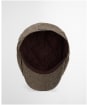Men's Barbour Fyne Tweed Baker Boy Cap - Brown