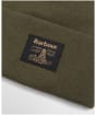 Men's Barbour Harton Beanie Hat - Deep Olive