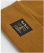 Men's Barbour Harton Beanie Hat - Bronze Brown