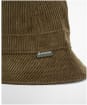 Men's Barbour Westdale Cord Bucket Hat - Olive