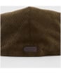Men's Barbour Westdale Cord Flat Cap - Olive