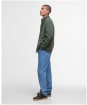 Men's Barbour Patch Zip Through Sweater - Olive