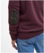 Men's Barbour Holden Half Zip Sweater - Ruby Marl