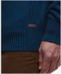 Men's Barbour Nelson Essential Half Zip Sweater - Mallard Green