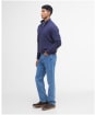 Men's Barbour Tisbury Half Zip Sweater - Deep Blue