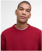 Men's Barbour Tainsbury Crew Neck Sweater - Red