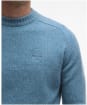 Men's Barbour Grangetown Crew Neck Sweater - Bluestone