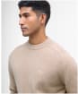 Men's Barbour Grangetown Crew Neck Sweater - Washed Stone