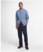 Men's Barbour Talder Zip Through Knitted Jumper - Bluestone