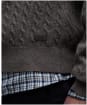 Men's Barbour Ramsden Half Zip Knitted Jumper - Military Marl