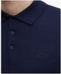 Men's Barbour International Merlin Merino Polo Jumper - Navy
