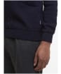 Men's Barbour Casey Cable Crew Neck Sweater - Navy