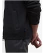 Men's Barbour Croscombe Knitted Zip Through Cardigan - Charcoal Marl