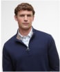 Men's Barbour Kelson Half Zip Knitted Jumper - Navy