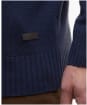 Men's Barbour Kelson Half Zip Knitted Jumper - Navy