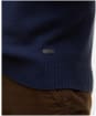 Men's Barbour Kelson V-Neck Knitted Sweater - Navy