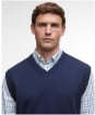 Men's Barbour Kelson Knitted Vest - Navy