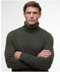 Men's Barbour Kelp Roll Neck Jumper - Olive