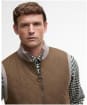 Men's Barbour Shoveler Knitted Gilet - Stone