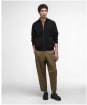 Men's Barbour Milburn Zip Through Knitted Jumper - Black