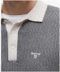 Men's Barbour Decton Knitted Polo Shirt - Mist