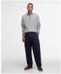 Men's Barbour Waterbury Half Zip Sweater - Mist
