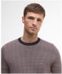 Men's Barbour Wells Crew Neck Sweater - Navy