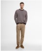 Men's Barbour Wells Crew Neck Sweater - Navy