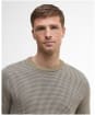 Men's Barbour Wells Crew Neck Sweater - Washed Stone