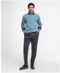 Men's Barbour Covent Crew Neck Jumper - Bluestone