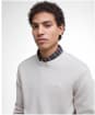 Men's Barbour Covent Crew Neck Jumper - Mist Marl