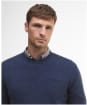 Men's Barbour Covent Crew Neck Jumper - Navy Marl