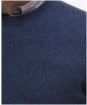 Men's Barbour Covent Crew Neck Jumper - Navy Marl