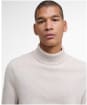 Men's Barbour Hector Roll Neck Jumper - Mist Marl
