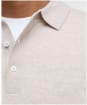 Men's Barbour Hutherston Knitted Polo Shirt - Mist Marl