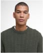 Men's Barbour Cleveland Crew Neck Sweater - Duffle Green