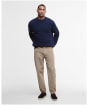 Men's Barbour Cleveland Crew Neck Sweater - Navy