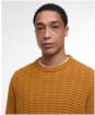 Men's Barbour Cleveland Crew Neck Sweater - Copper