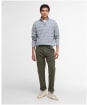 Men's Barbour Dartfield Half Zip Knitted Jumper - Light Grey