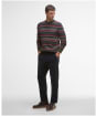 Men's Barbour Easdale Fair Isle Crew Neck Sweater - Duffle Green