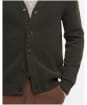 Men's Barbour Mainland Knitted Cardigan - Olive