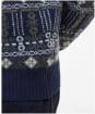 Men's Barbour Grangetown Fair Isle Crew Neck Sweater - Inky Blue