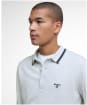 Men's Barbour Rocton Knitted Polo Shirt - Mist
