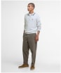 Men's Barbour Rocton Knitted Polo Shirt - Mist