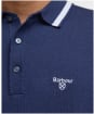 Men's Barbour Rocton Knitted Polo Shirt - Navy